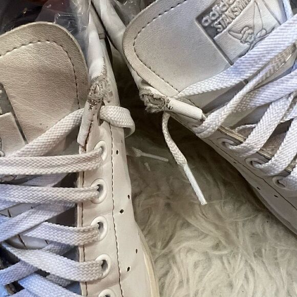 Adidas Stan Smith x Disney Peter Pan Tinkerbell Shoes women 5.5 White Sneakers - Picture 6 of 16